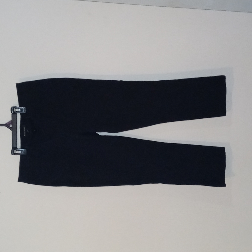Banana Republic Black Straight-Leg Casual Dress Pants